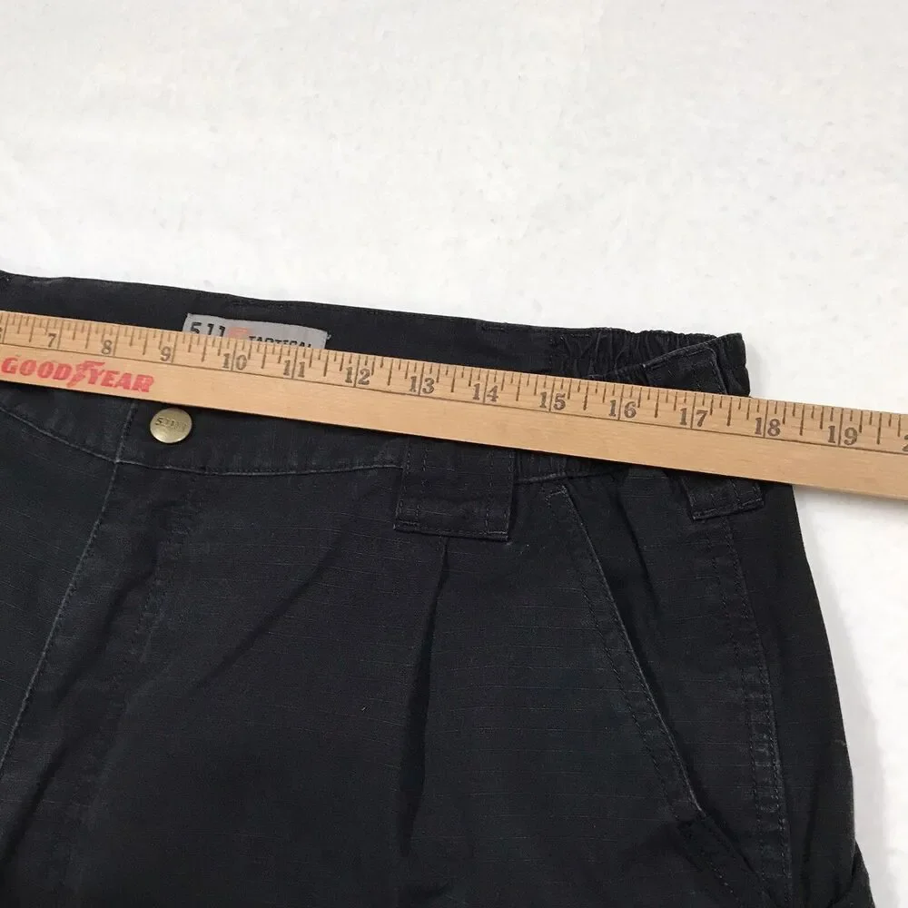 5.11 TACTICAL Taclite Pro Cargo Pant Men 36x33 Black Rip Stop Law Enforcement D - Picture 13 of 16